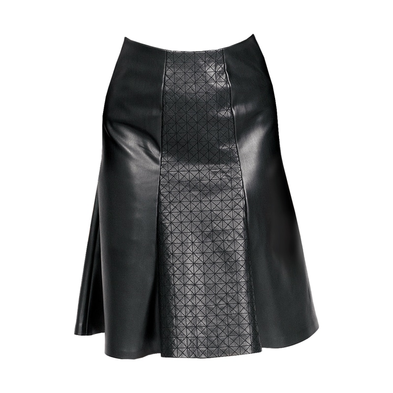 Flared Leather Skirt | Maison Bogomil | Wolf & Badger