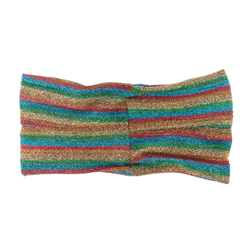 Thumbnail of Rainbow Shimmer Gold Twist Headband image