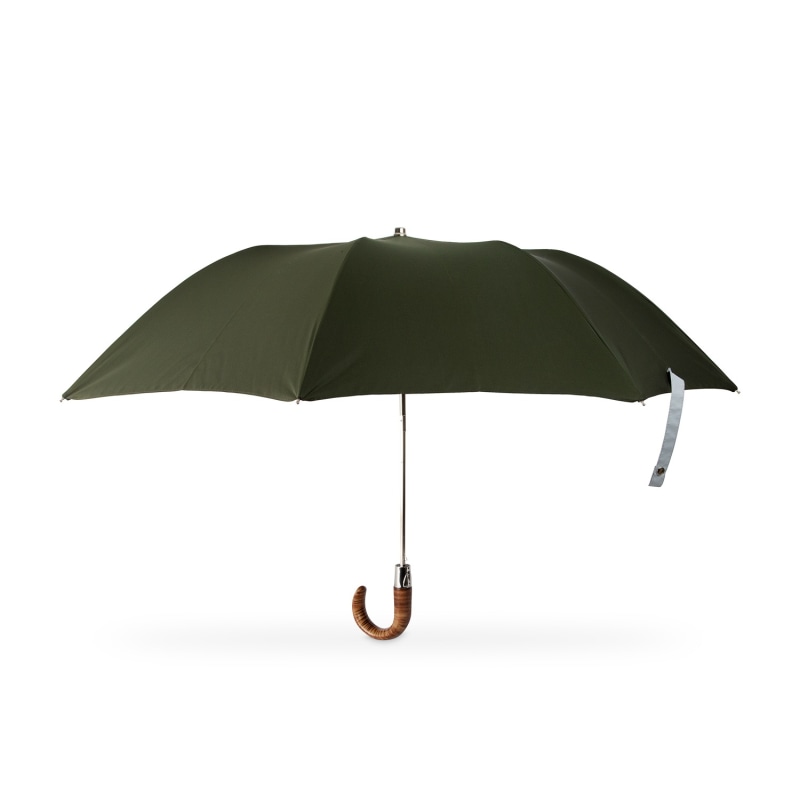 Thumbnail of British Folding Umbrella Racing Green/Grey image