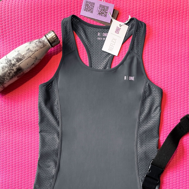 Thumbnail of B-Confident Recycled Material Sports Vest - Grey image