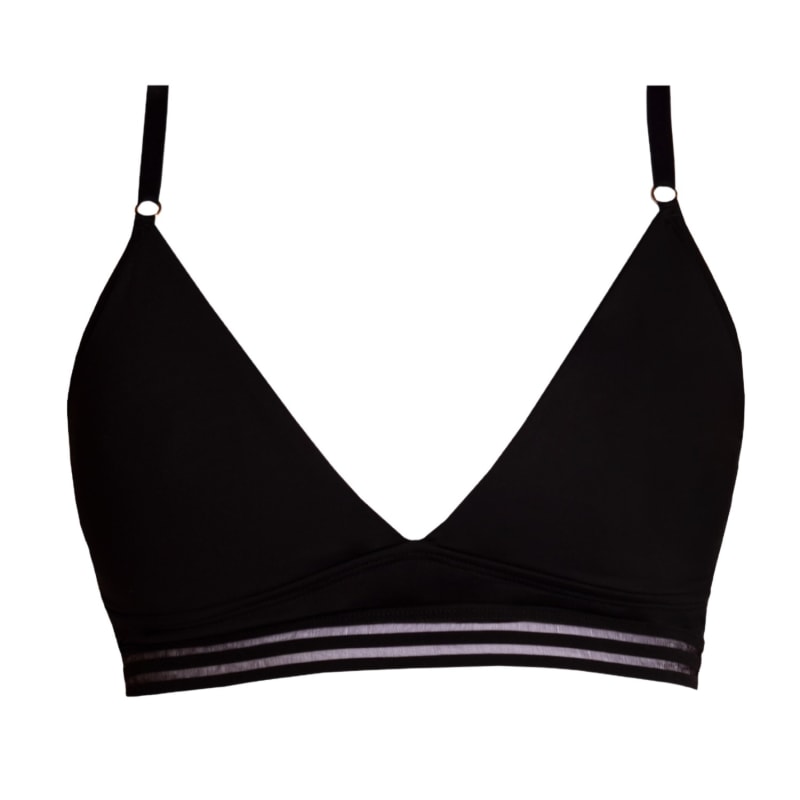 Thumbnail of Aura Black Bralette Bra Recycled image