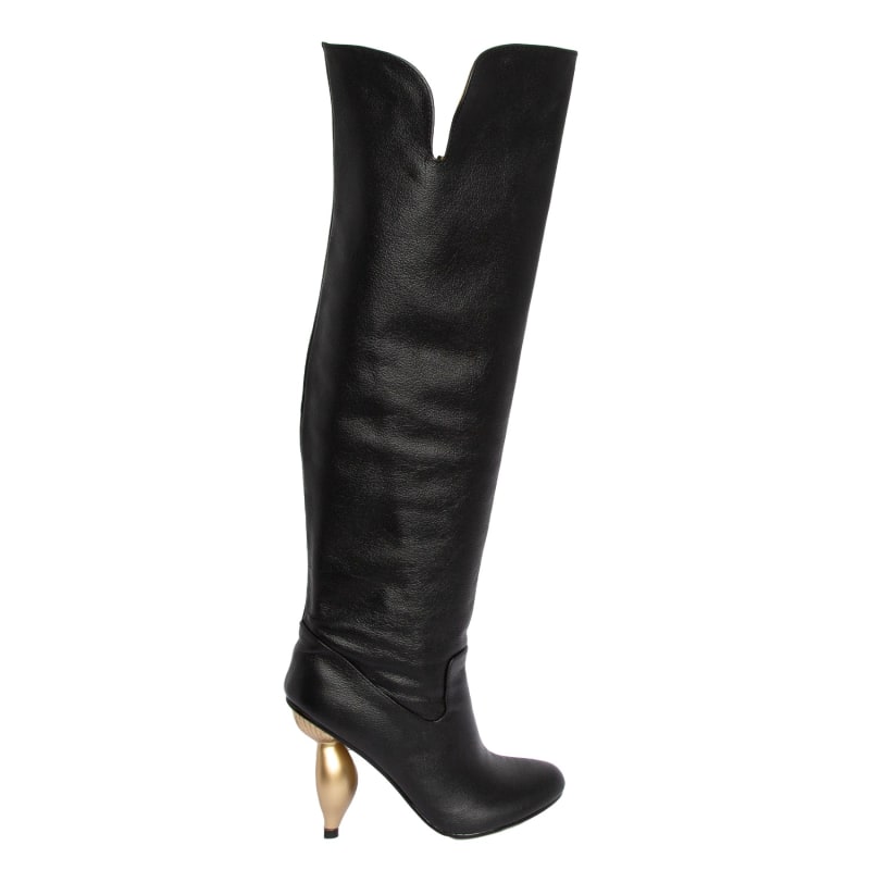 Aurelia Boots Black MAISON ELI Wolf Badger