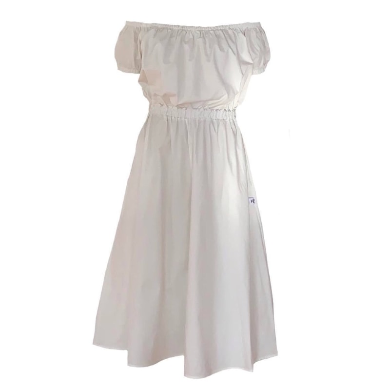 Bardot midi summer dress clearance