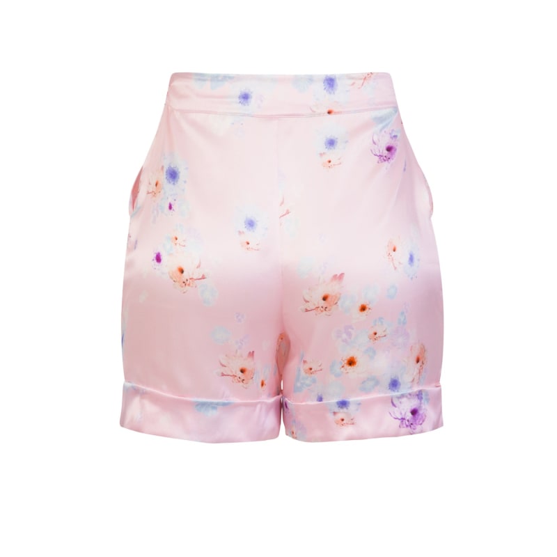 Thumbnail of Tailored Silk Short Pink Beach Flower image