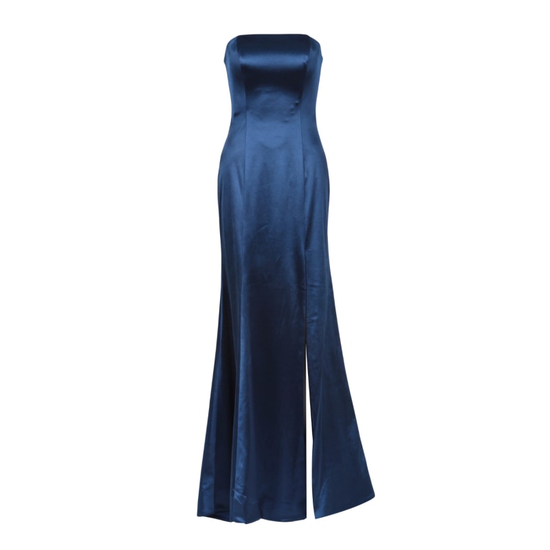 Ava maxi dress steel blue chiffon new arrivals