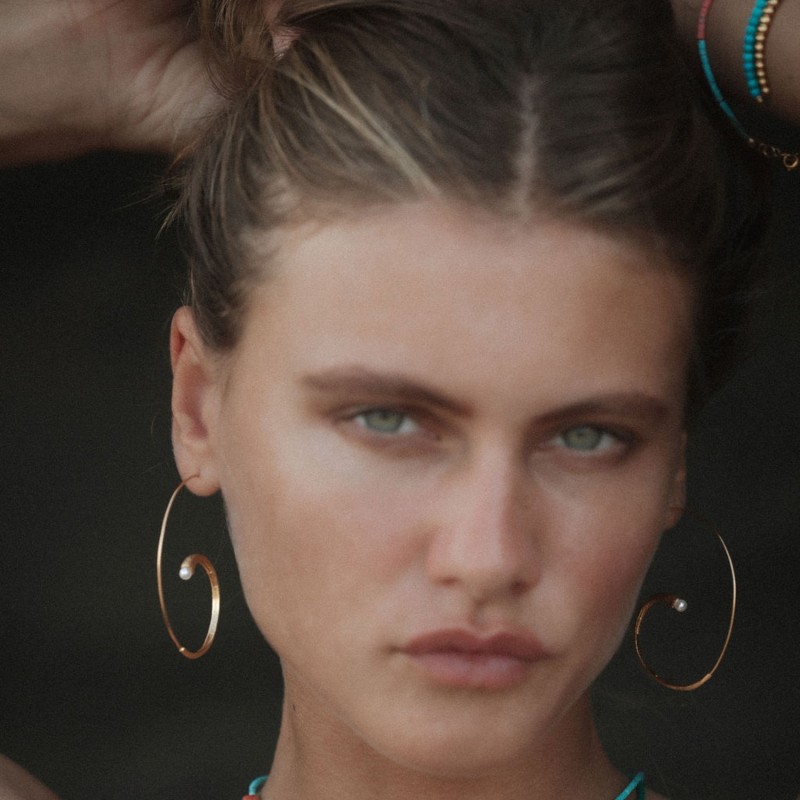 Pull through hoop earrings deals