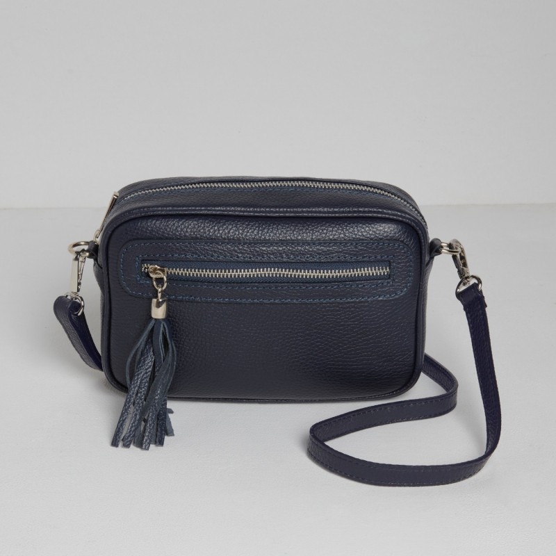 Crossbody Bag In Navy With Interchangeable Straps Betsy & Floss