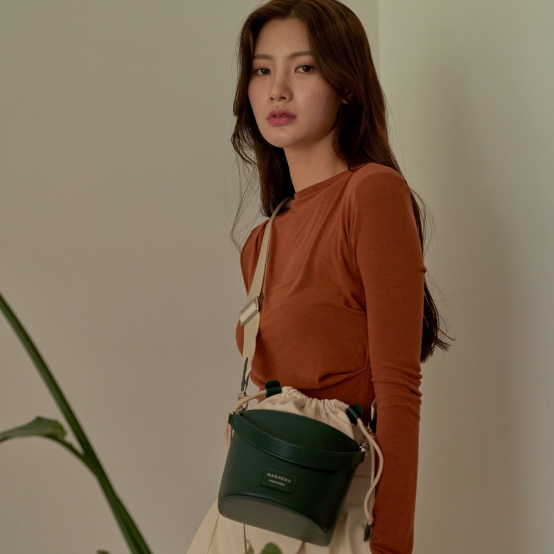 Thumbnail of Apple Leather Bucket Bag - Roa - Dolce Green image