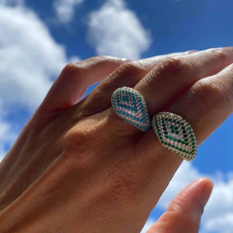 Axel Ring- Turquoise | NATIVE GEM | Wolf & Badger