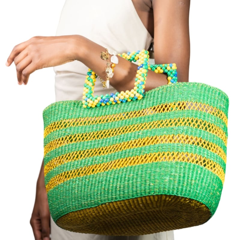 Thumbnail of Ayann Straw Basket Bag image