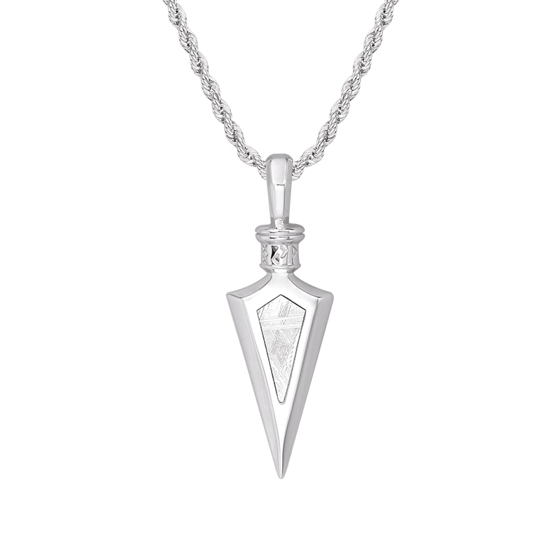Thumbnail of Arrowhead Meteorite Sterling Silver Necklace image