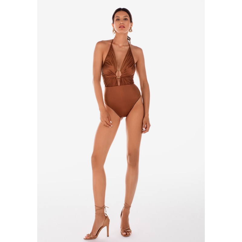 Thumbnail of Azra Bodysuit Cognac image