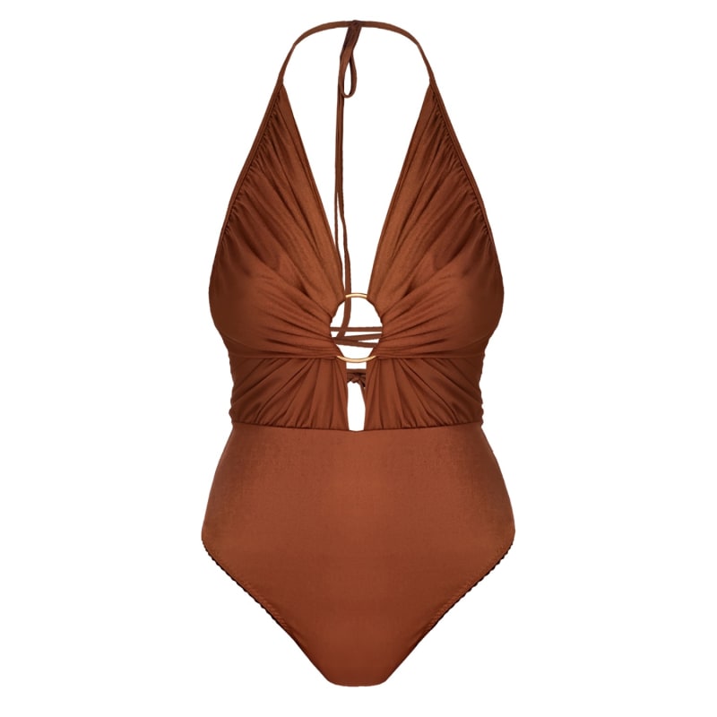 Thumbnail of Azra Bodysuit Cognac image