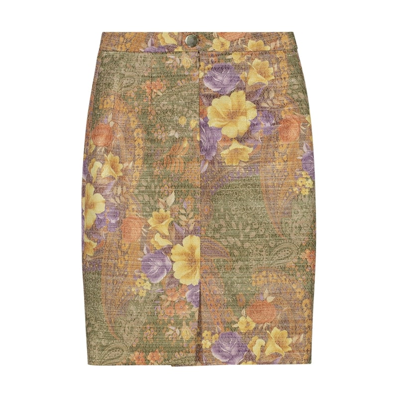 Thumbnail of Iconic Ethereal Floral Pencil Skirt image