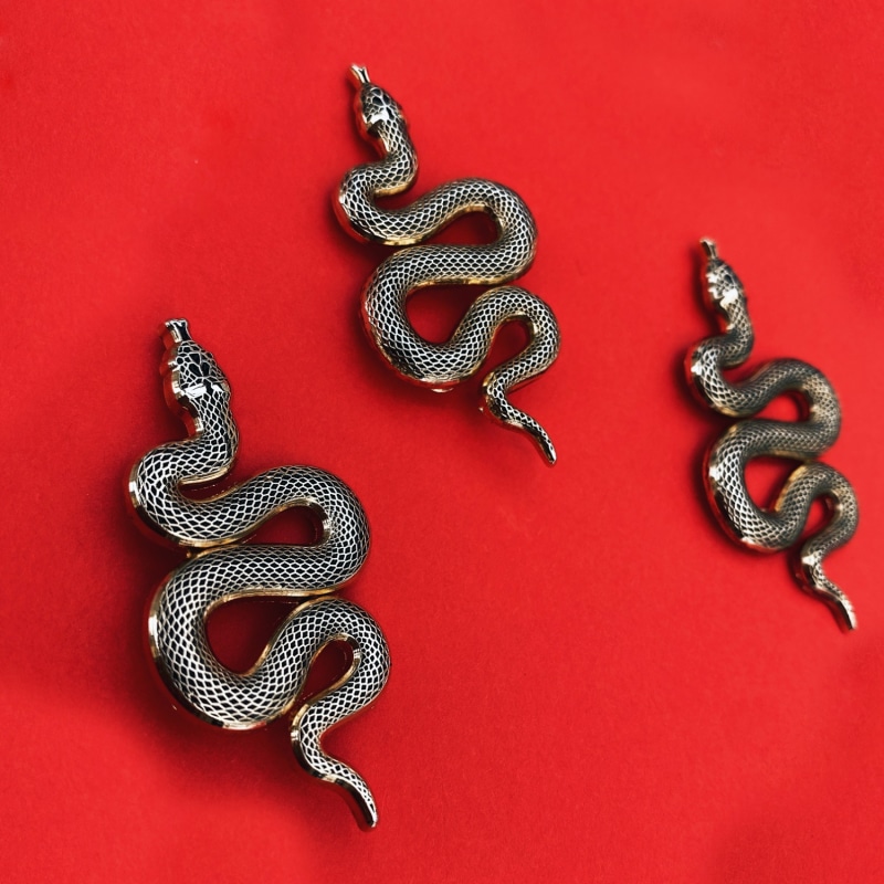 Thumbnail of Enamel Pin Snake image