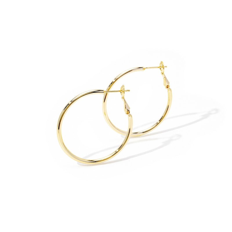 Thumbnail of Minimal Gold Filled Hoop Earrrings image