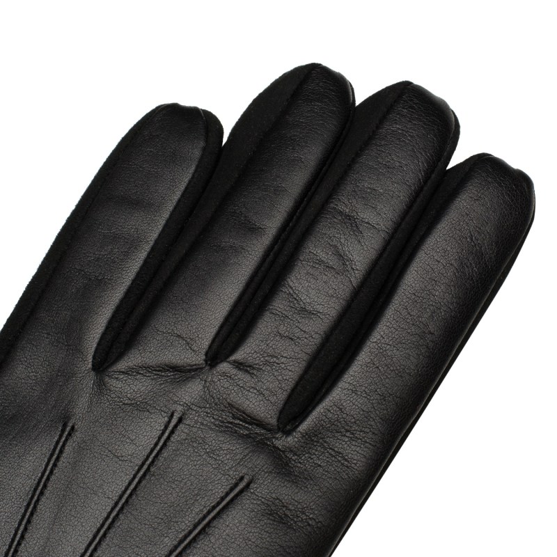 Thumbnail of Sassari Men's Nappa Leather Gloves In Black image