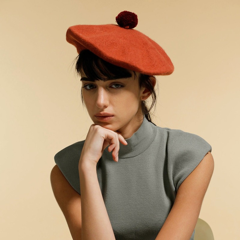 Thumbnail of Wool Beret In 6 Colors image