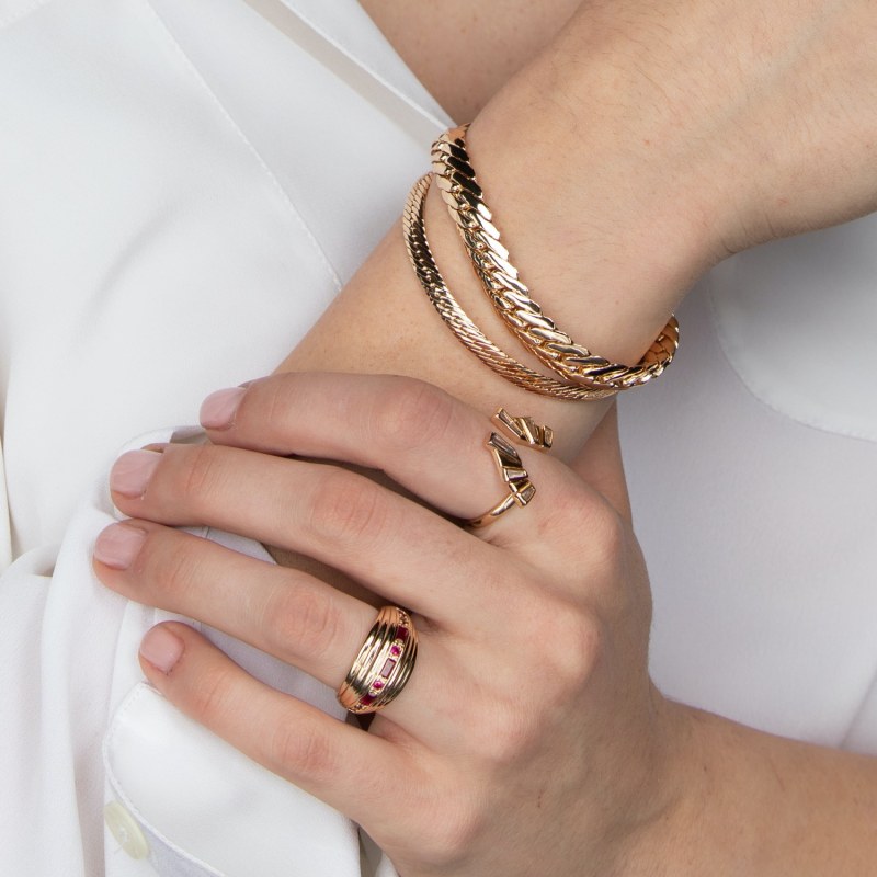 Thumbnail of Thin Herringbone Bracelet image