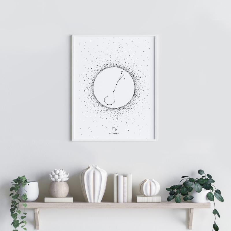 Thumbnail of 'Scorpio Star Sign' - Fine Art Print A4 image