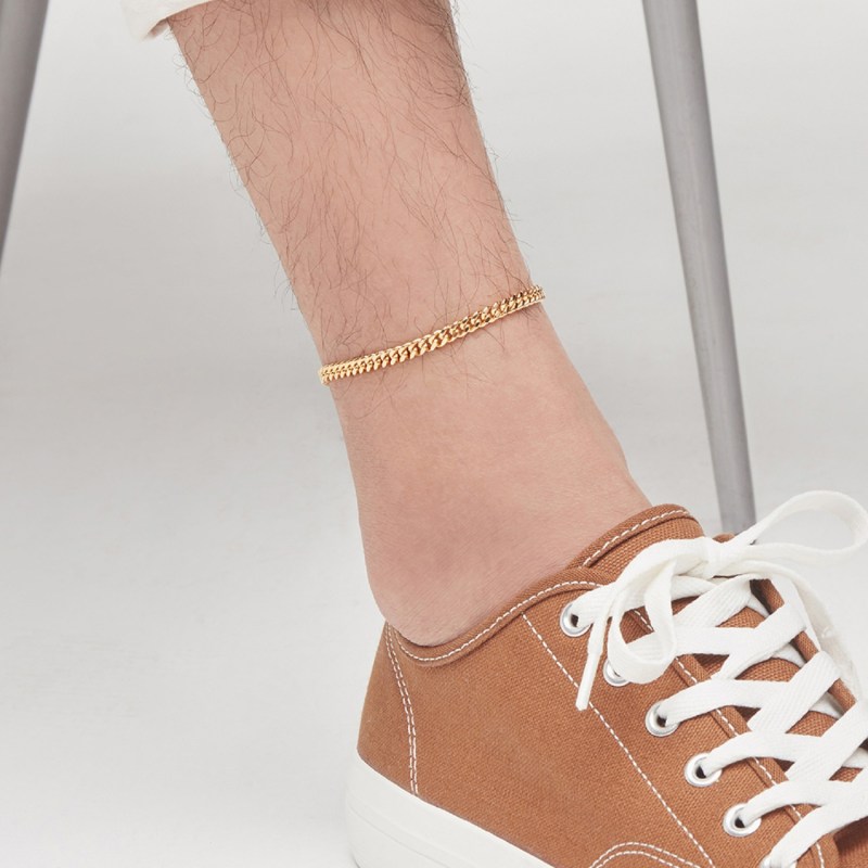 Ankle bracelet cuban outlet