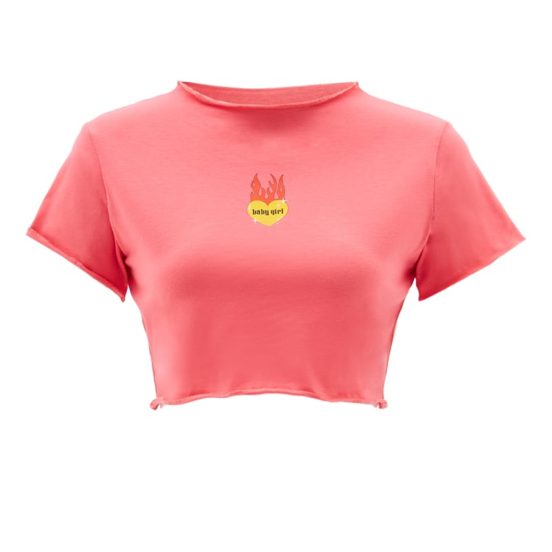 Thumbnail of Baby Girl Crop Top Pink image