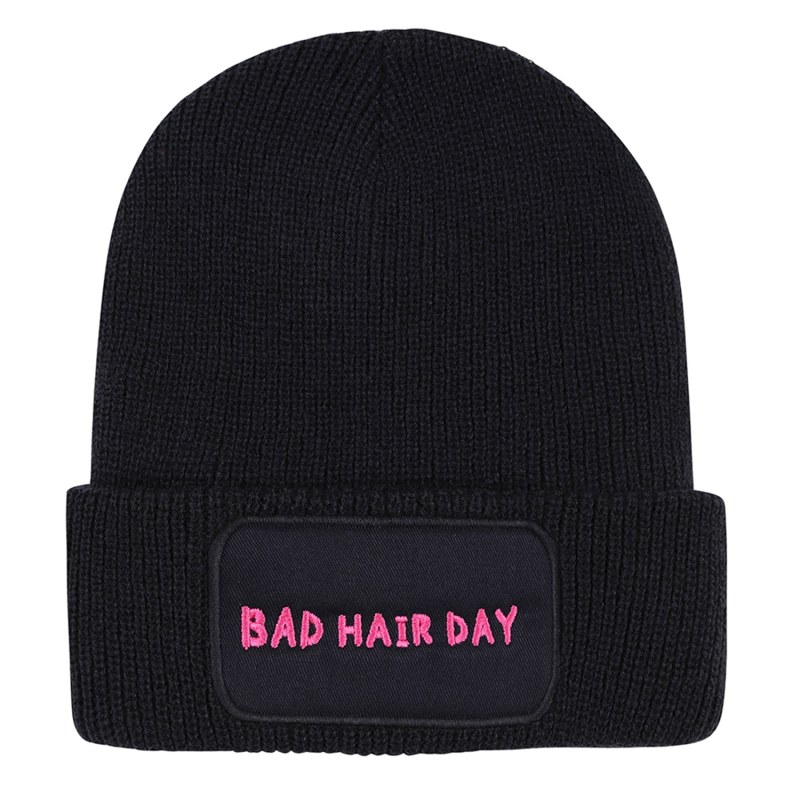 Thumbnail of Bad Hair Day Beanie Hat In Navy image