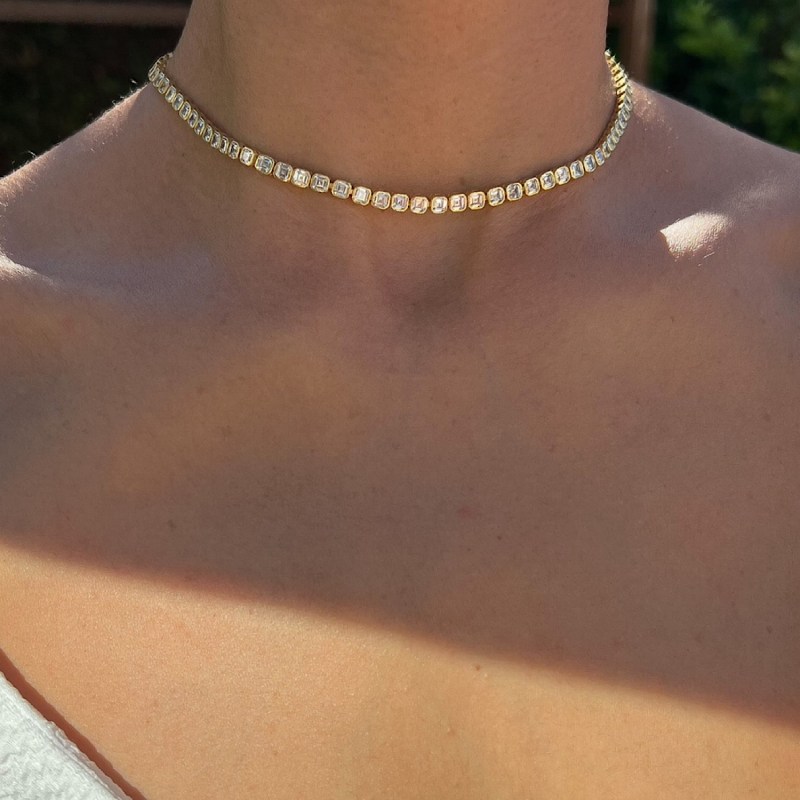 Thumbnail of Baguette Asscher Cut Diamond Choker image