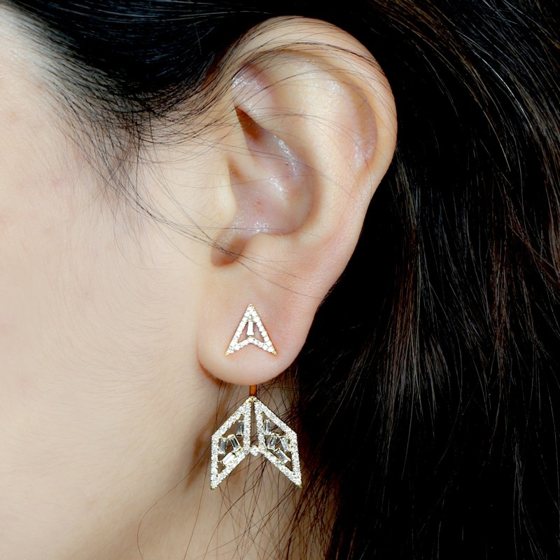 Yellow jacket earrings outlet