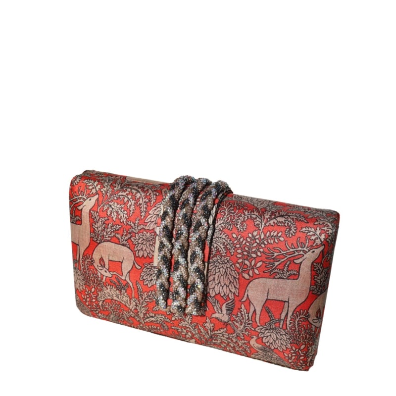 Thumbnail of Bambi Braided Fringe Clutch image