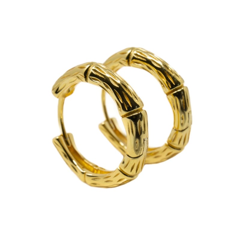 Bamboo Hoops- Gold, NASI SILVER