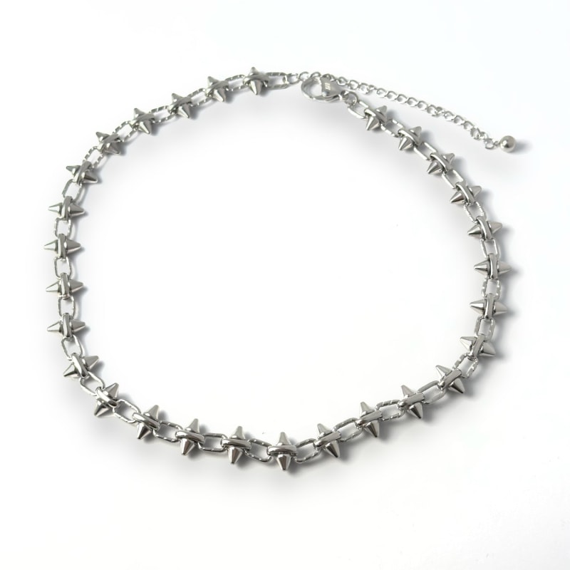 Stainless steel barbed wire necklace best sale