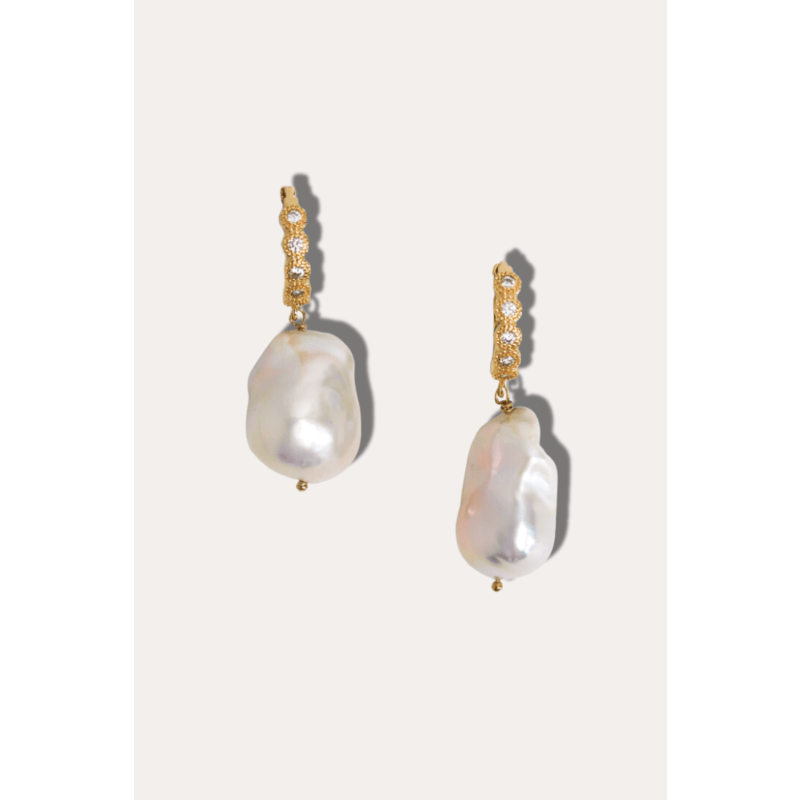 Thumbnail of Baroque Pearl Earrings image