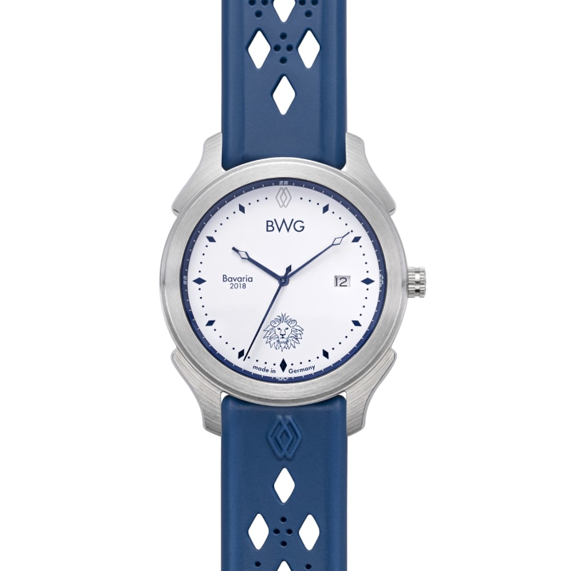 Thumbnail of Bavaria Glacier White Men's Premium Dress Watch Made In Germany image