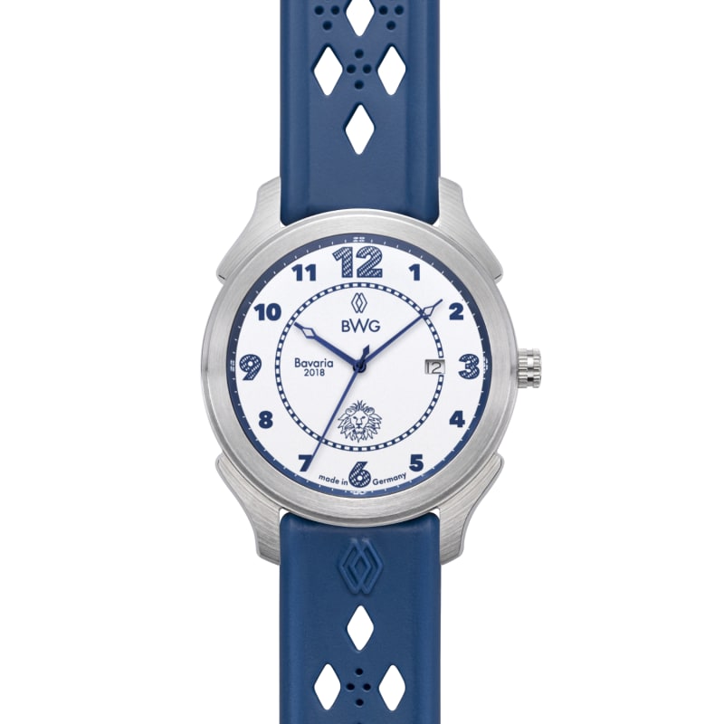 Thumbnail of Bavaria Glacier White Sport Men's Premium Dress Watch Made In Germany image