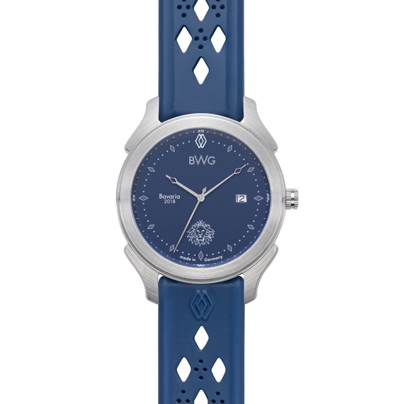 Thumbnail of Bavaria Royal Bavarian Blue Men's Premium Dress Watch Made In Germany image