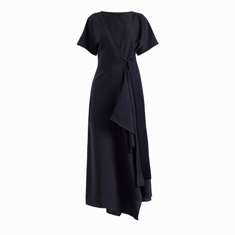 Thumbnail of Baxter Black Wrap Dress image