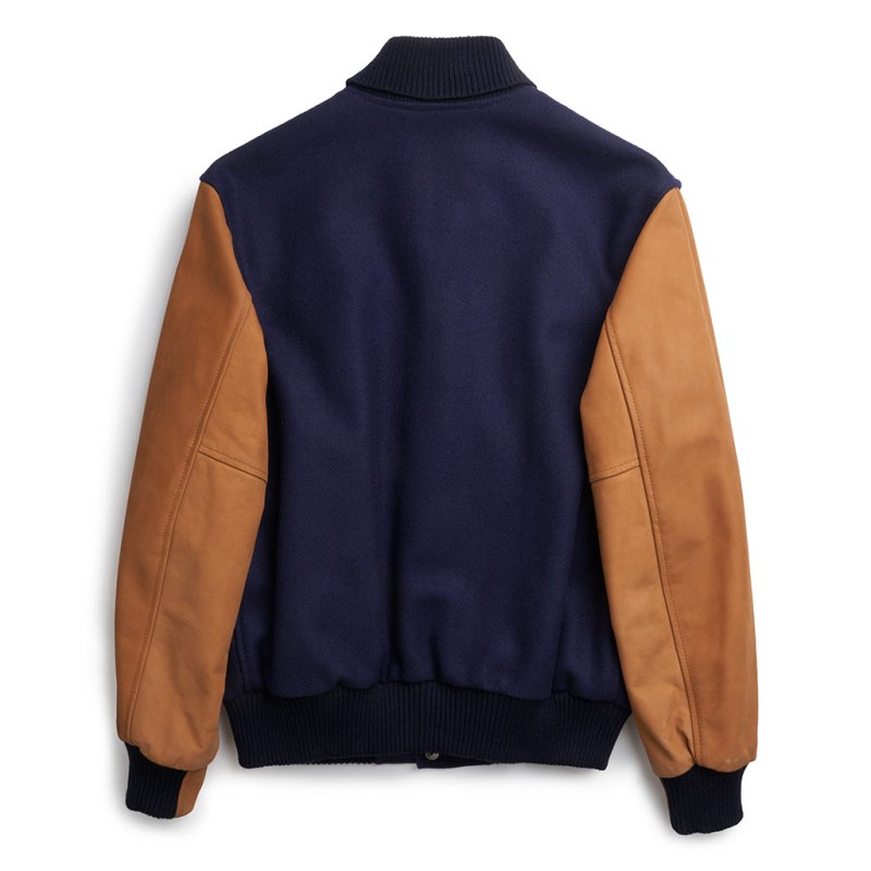 Thumbnail of Baker Mount Varsity Jacket - Blue image