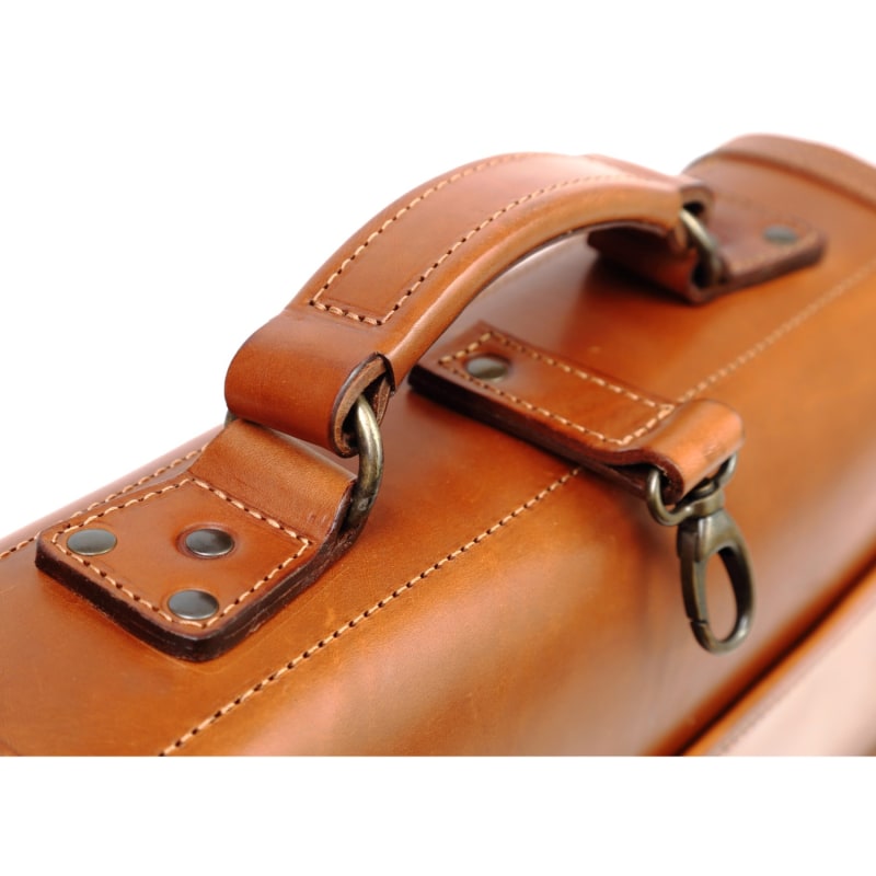 Thumbnail of Leather Briefcase In Cuoio Brown image