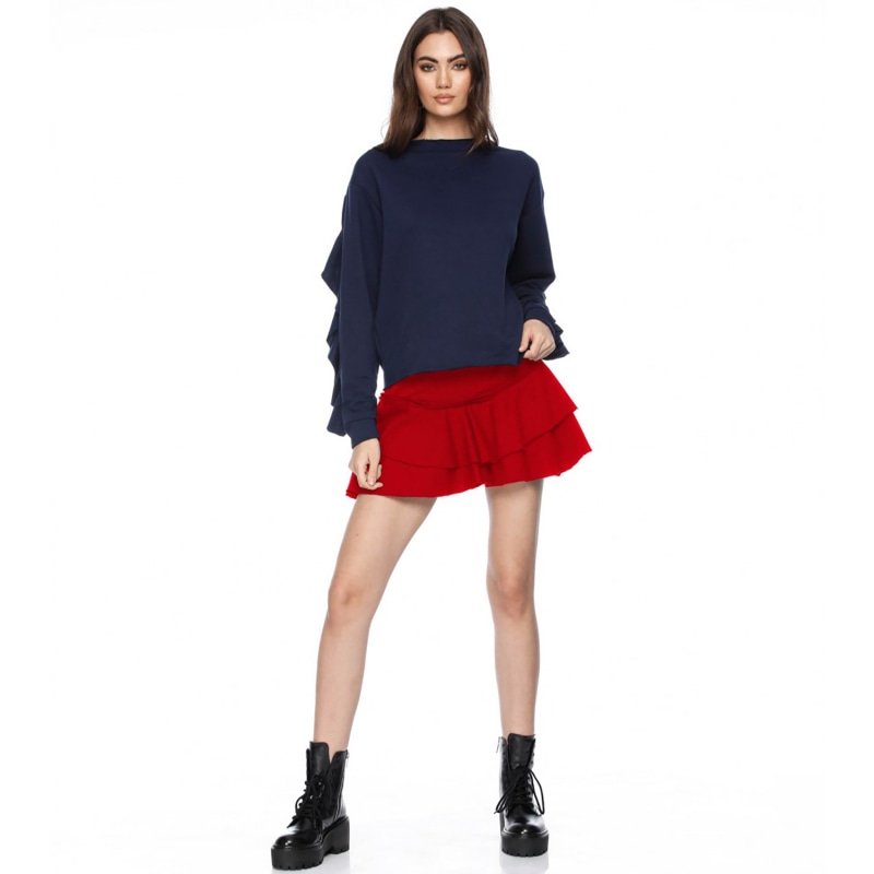 Thumbnail of Darlene Mini Skirt In Red image