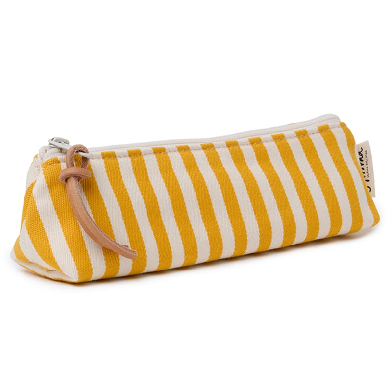 Thumbnail of Bea Stripe Palermo Yellow Pen & Brush Case image