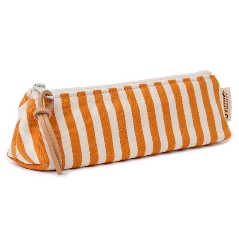 Thumbnail of Bea Stripe Sevilla Orange Pen & Brush Case image