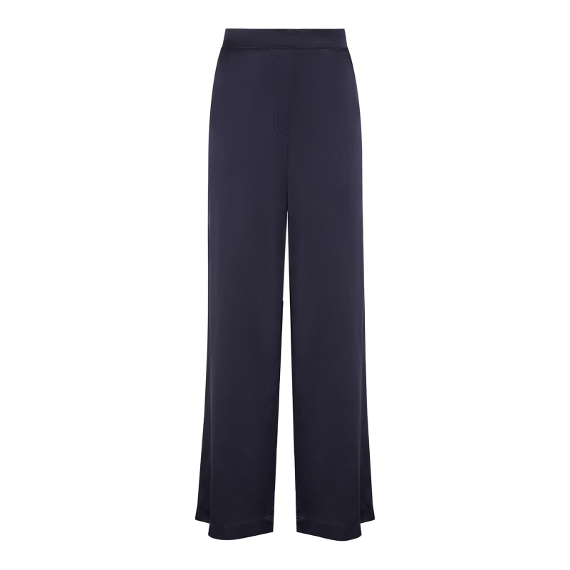 Thumbnail of Becca Silk Trouser - Midnight Blue image