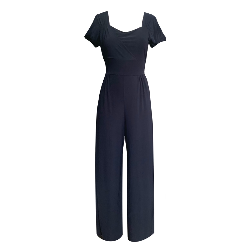 Becky Jumpsuit In Navy Frock Tales Wolf Badger