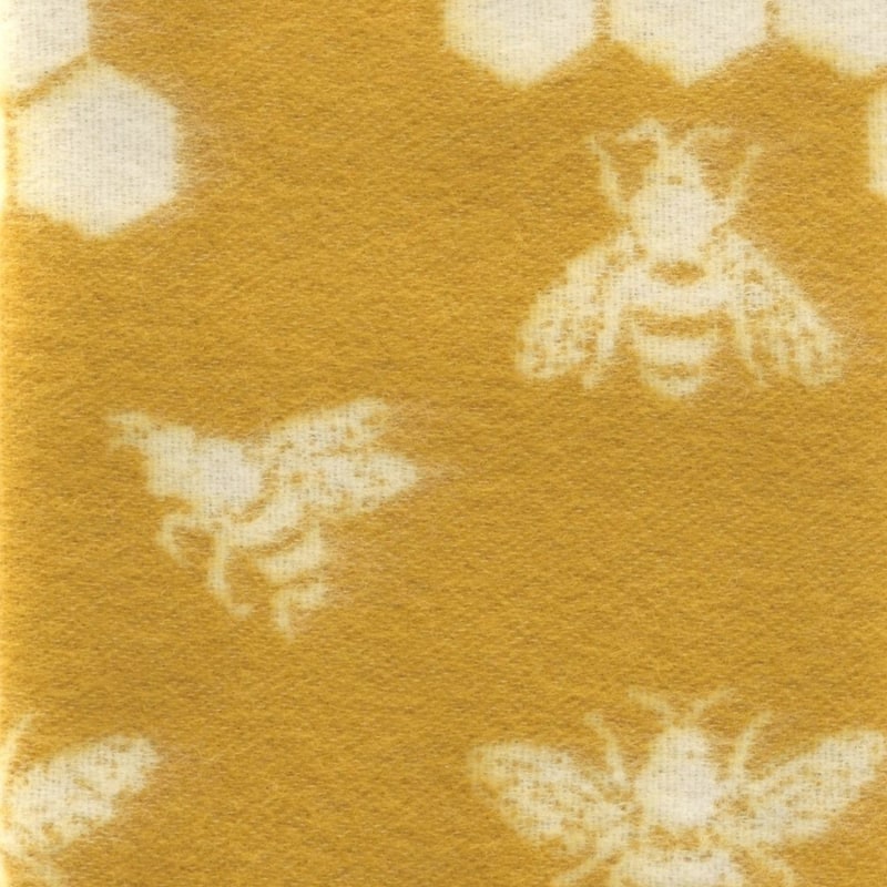 Thumbnail of Bee Small Wool Blanket image