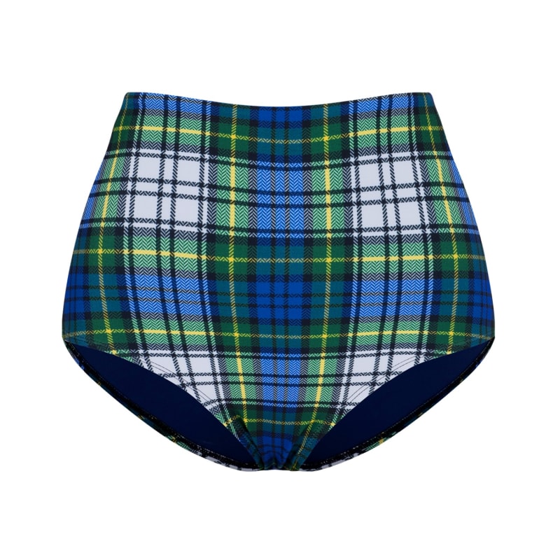 Thumbnail of Delightpool Tartan Bikini Bottom - Classic Green image