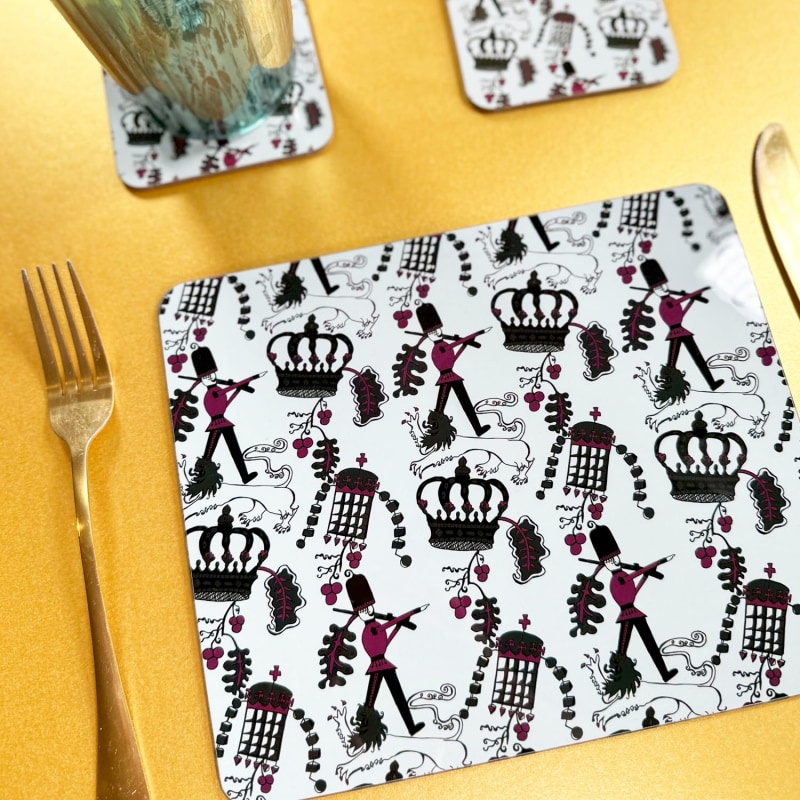 Thumbnail of Being British Contemporary Set Of Four Placemats image