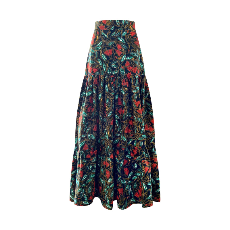 Thumbnail of Bekki Floral Wrap Blouse And Skirt Set image