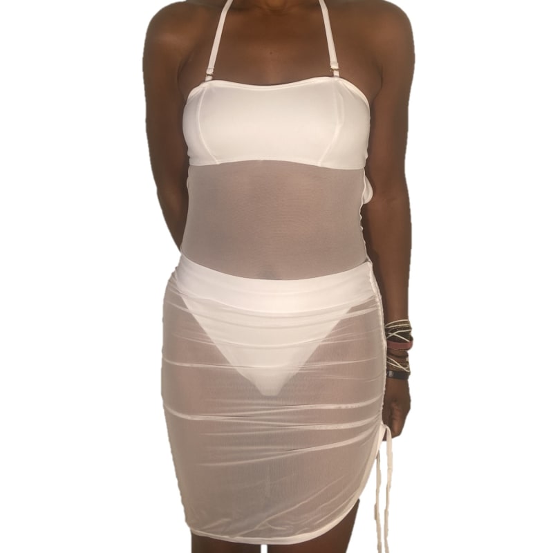 Thumbnail of Beleza Swimwear Cover Up Skirt - White image