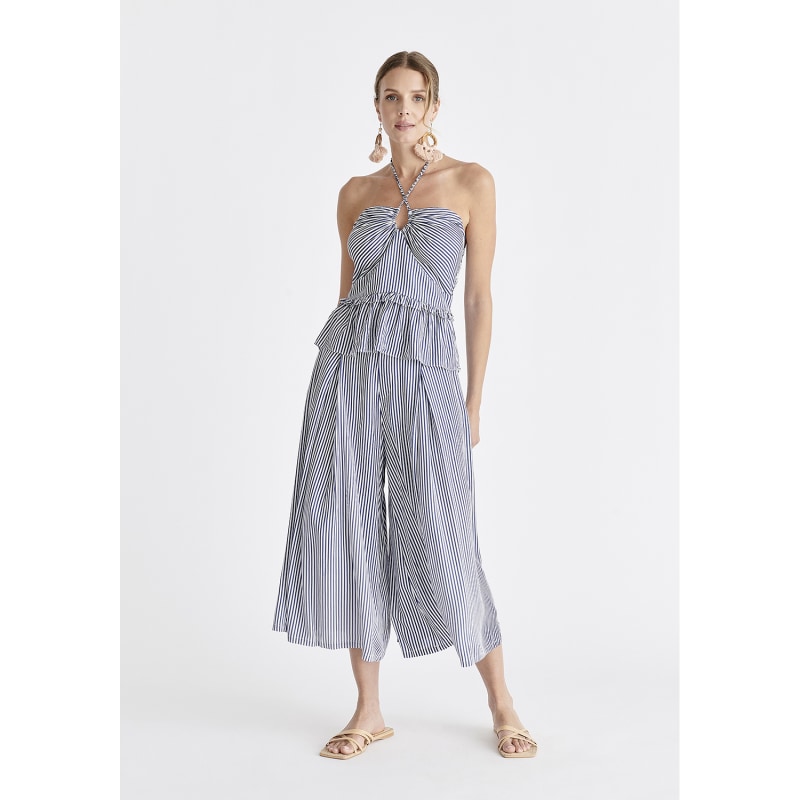 Hatley Cropped Culottes - Blue Wash